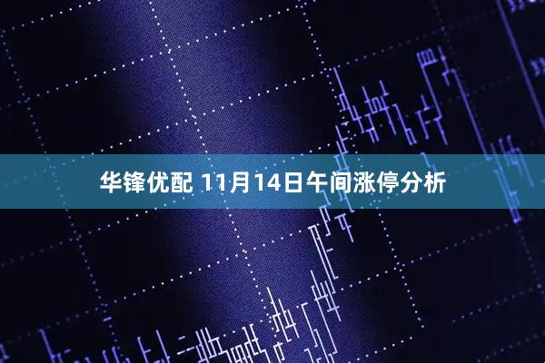 华锋优配 11月14日午间涨停分析